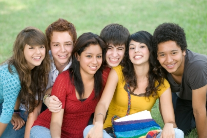 Group of teenagers